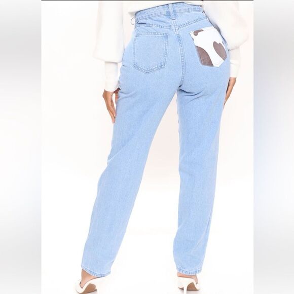 NWT Fashion Nova Mom Jeans - Picture 3 of 5